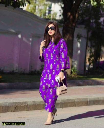 3Pcs Women's Unstitched Organza Embroidery Suit