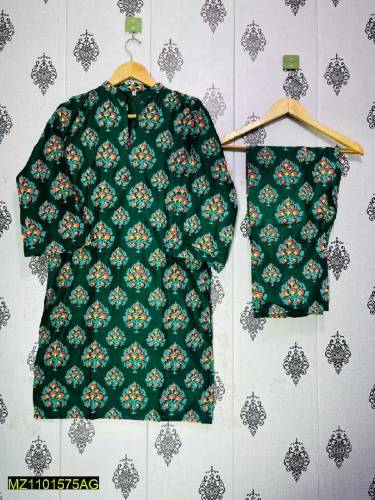 3Pcs Women's Unstitched Organza Embroidery Suit