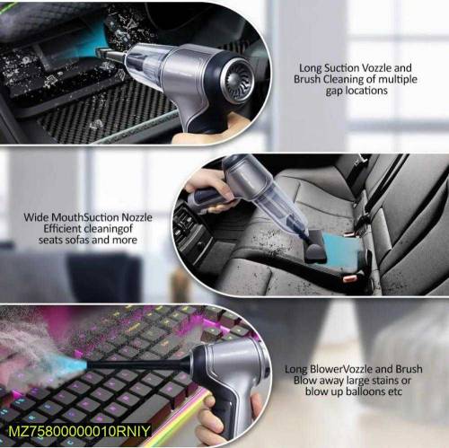 Portable USB Car and Home Dust Vacuum Cleaner 