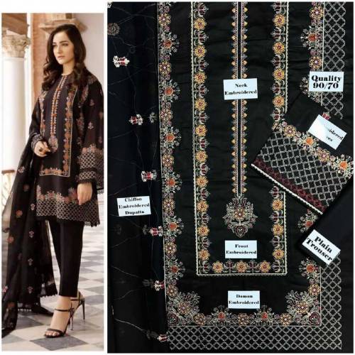 Front Full Embroidered