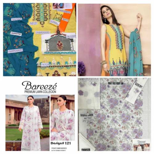 Unstitched Eid New Lawn Collection 