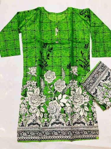 women's stitched 2pc fabric lawn 68/80