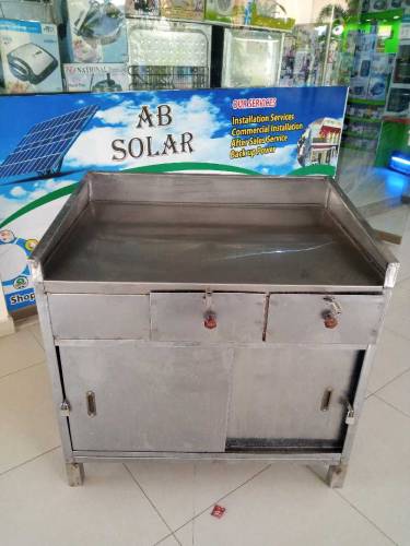 meat cutting table and cash counter