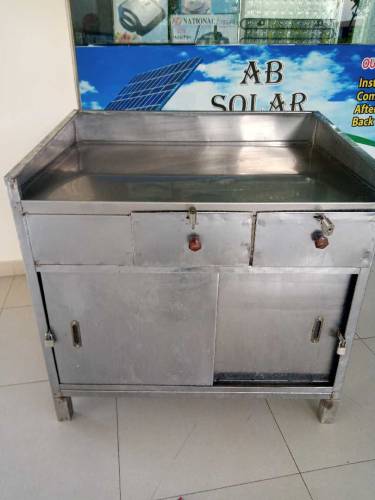 meat cutting table and cash counter