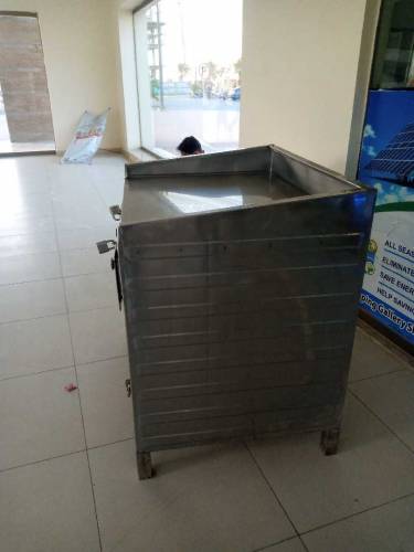 meat cutting table and cash counter