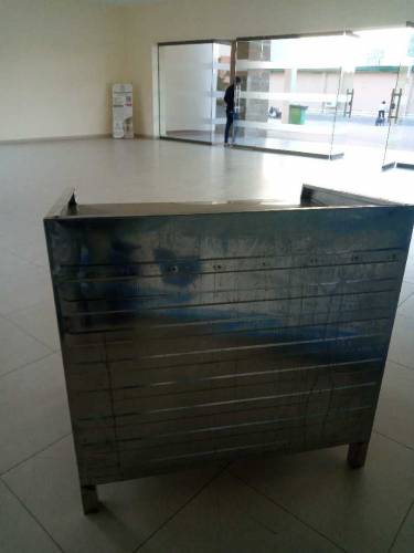 meat cutting table and cash counter