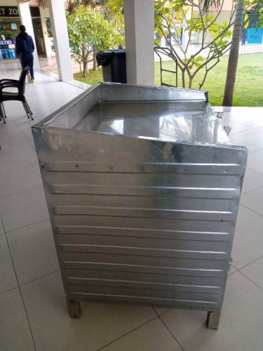 meat cutting table and cash counter
