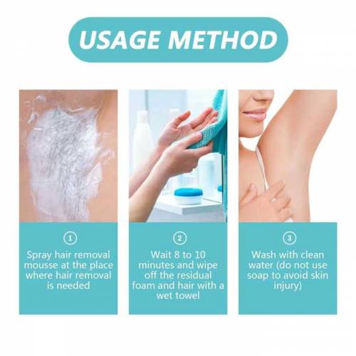 Hair Removal Spray for men and women