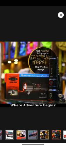 Tactical Torch with more Than 1KM Range