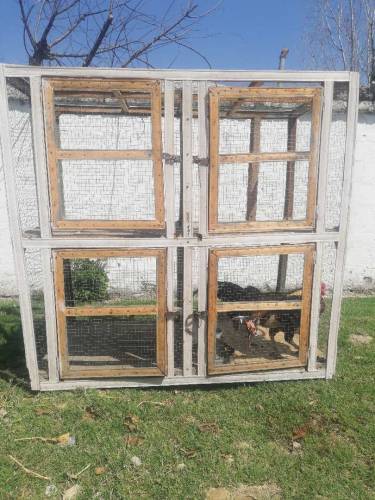 wood cage