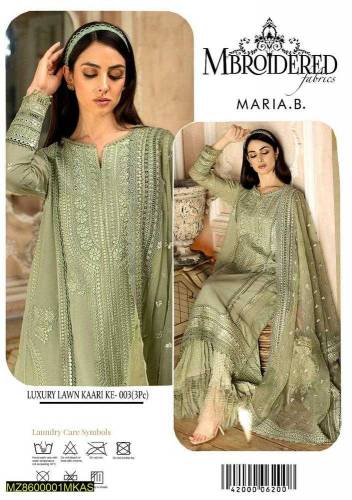 3 piece unstitched lawn suits 