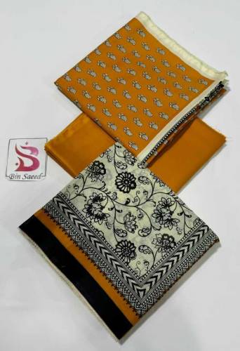 Bin Saeed 💯 Original Printed 3pc Collection