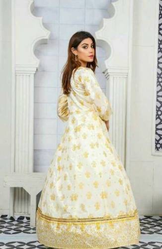 1 pcs women silk maxi