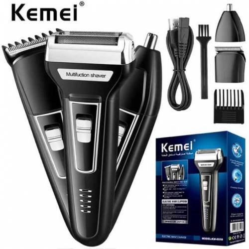  Kemei KM-6558 shaver, nose hair clipper.