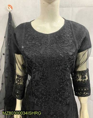 3Pcs Girl Branded suit Special eid ul fitr offer for girl 70% off pric