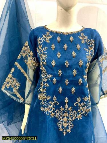 3Pcs Girl Branded suit Special eid ul fitr offer for girl 70% off pric