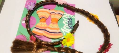 Korean style hair band with extension 