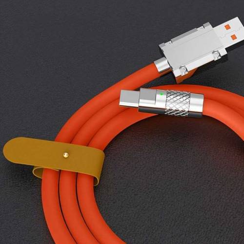 120W 6A Fast Charging Liquid Silicon Cable Original For Type C/Micro