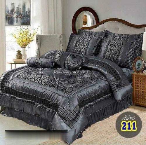 14 pc Jacquard Double Bed Razai Set Luxurious Comfort for Your Bedroom