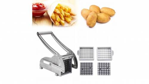 Potato Chipper Sharp Stainless Steel Blade Cuts Quickly .