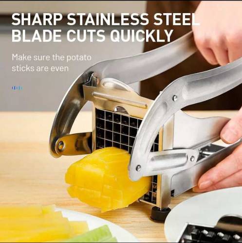 Potato Chipper Sharp Stainless Steel Blade Cuts Quickly .