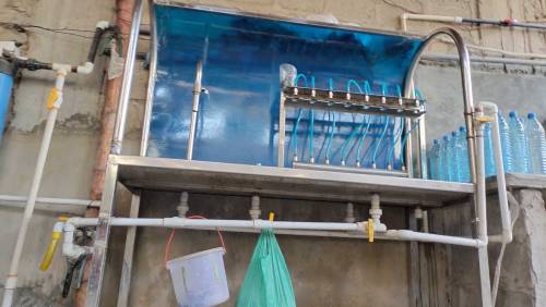 water bottle filing table machine manual