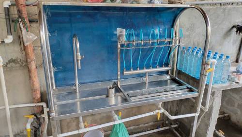 water bottle filing table machine manual