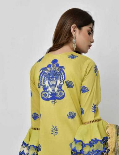 3pcs Norans lawn embroidered suit npec-pr 12