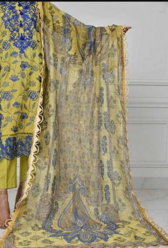 3pcs Norans lawn embroidered suit npec-pr 12