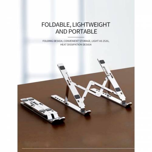 Portable Aluminium Lightweight Laptop Stand With 7 Adjustable Levels