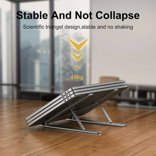 Portable Aluminium Lightweight Laptop Stand With 7 Adjustable Levels