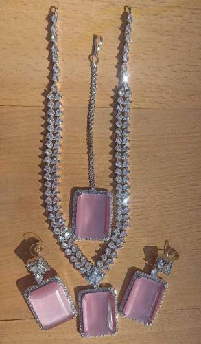 Zarcone Necklace set / One carat jewellery 