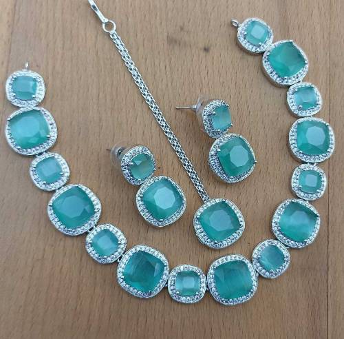 Zarcone Necklace set / One carat jewellery 