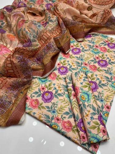 *Alhamdulillah*- Premium quality swiss lawn fabric digital printed shi