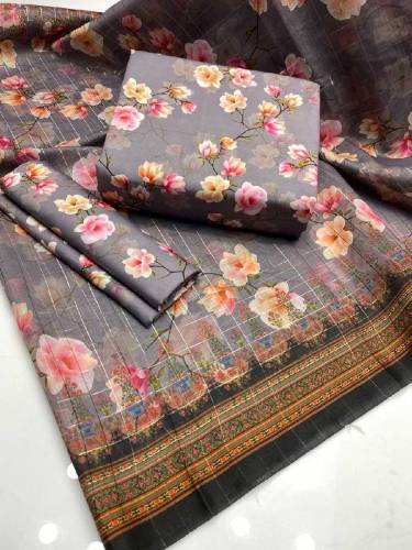 *Alhamdulillah*- Premium quality swiss lawn fabric digital printed shi