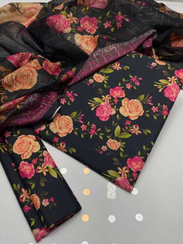 *Alhamdulillah*- Premium quality swiss lawn fabric digital printed shi