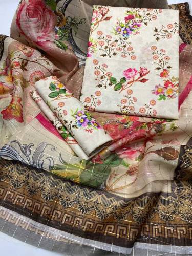 *Alhamdulillah*- Premium quality swiss lawn fabric digital printed shi