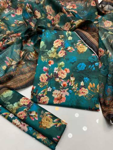 *Alhamdulillah*- Premium quality swiss lawn fabric digital printed shi