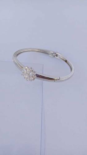 New Fashion Zirconia Handcuffs Stainless steel Bracelet Jewelry for Wo