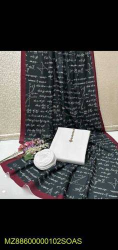 3pcs unstitched swiss lawn