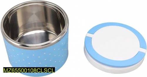 Single tier lunch box stainless steel 
