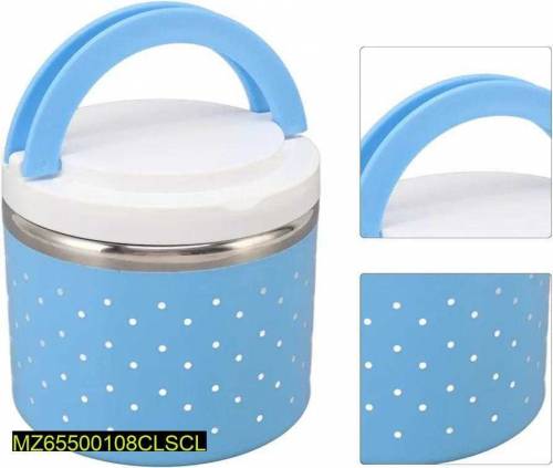 Single tier lunch box stainless steel 