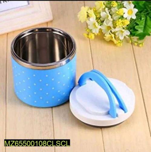Single tier lunch box stainless steel 