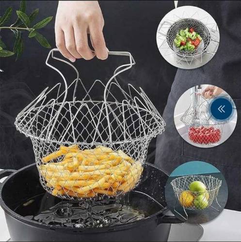 chef basket boiler,streamer,strainer & frying