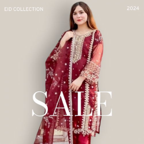 Women Stitched Suit Eid Collection 24