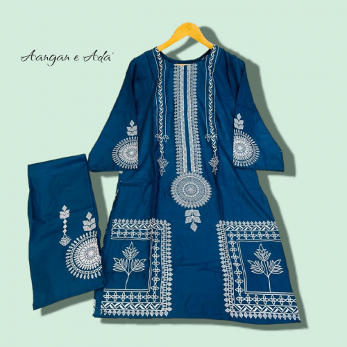 Summer Collection 24 Women Stitched Suit 