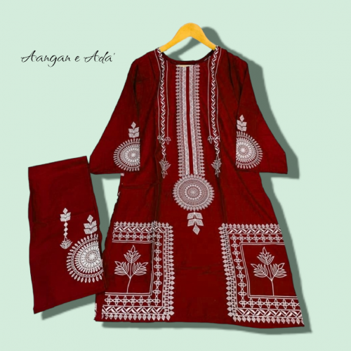 Summer Collection 24 Women Stitched Suit 
