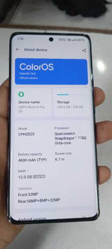 OPPO RENO 10 PRO 5G OFFICIAL PTA APPROVED 