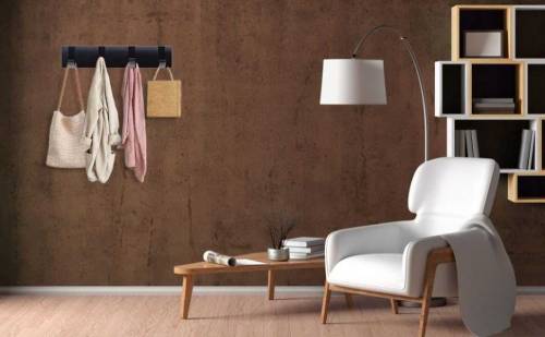 Coat Rack Wall Mounted with 5 freely move  Hooks, Coat Hooks, Coat Hoo