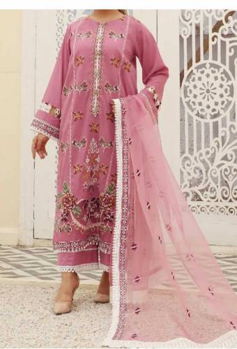 Name: CamelliaBrand: KaamehCollection: DahliaFabric: LawnDesign: Embro